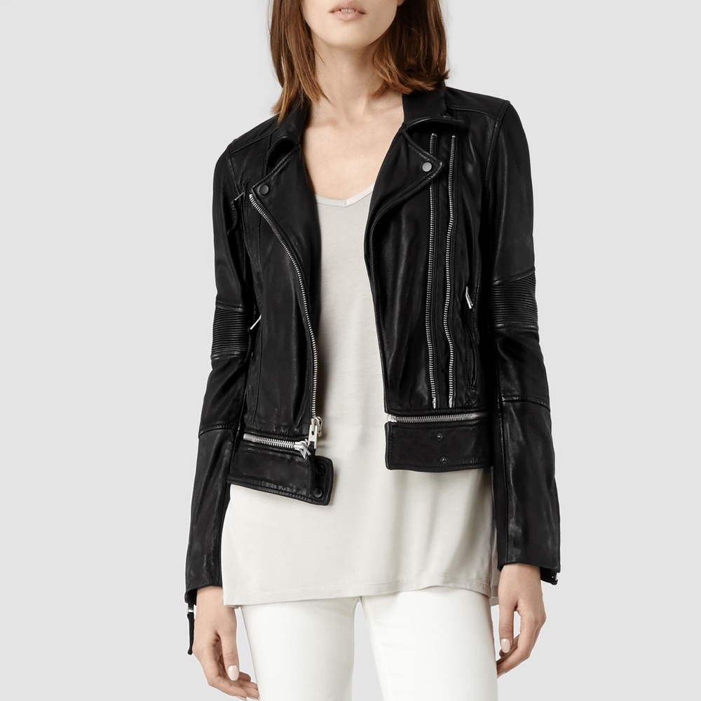 All saints Assembly Leather Biker Jacket